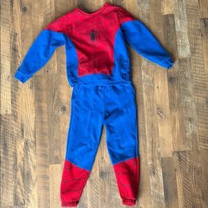 Marvel Kids Spider-Man Costume Sweatsuit - Red and Blue